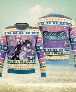 Bell and Hestia Danmachi Ugly Christmas Sweater