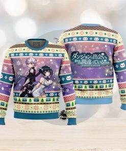 Bell and Hestia Danmachi Ugly Christmas Sweater