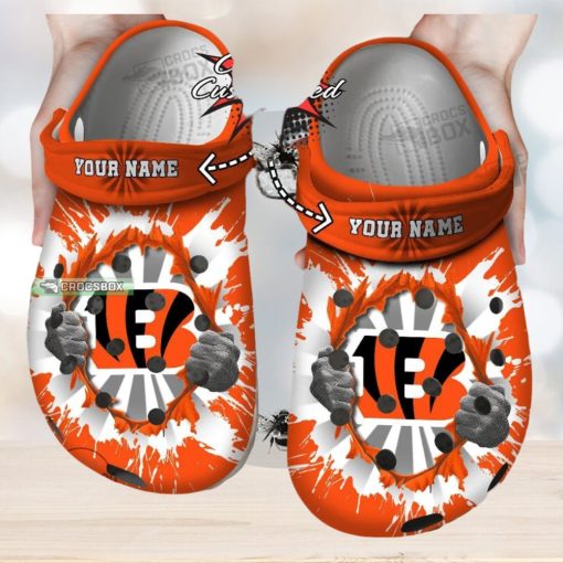 Bengals Die Hard Fans Crocs Shoes