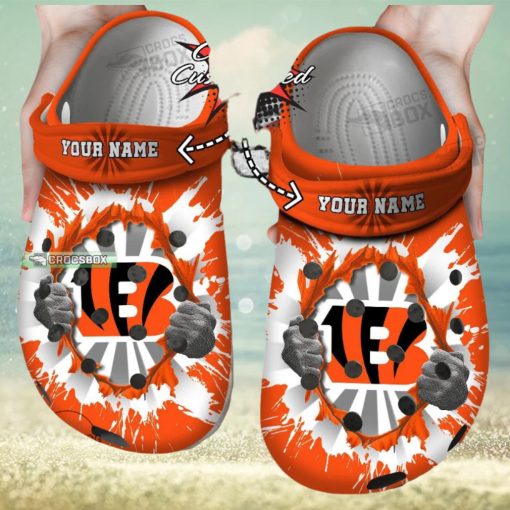 Bengals Die Hard Fans Crocs Shoes