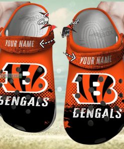 Bengals Orange And Black Pride Crocs Shoes