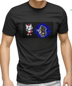 Best Calgary Flames VS Vegas Golden Knights NHL 2024 mascot cartoon hockey shirt