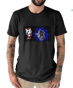 Best Calgary Flames VS Vegas Golden Knights NHL 2024 mascot cartoon hockey shirt
