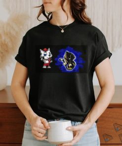 Best Calgary Flames VS Vegas Golden Knights NHL 2024 mascot cartoon hockey shirt