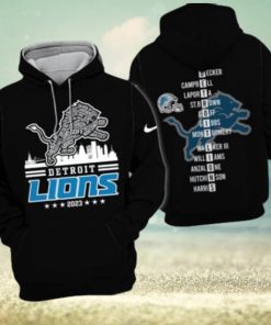 Best Detroit Lions Nfc North Champions 2023 3d Hoodie