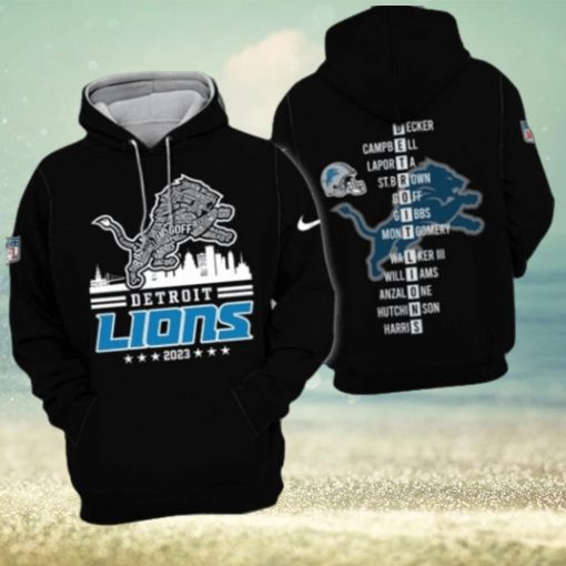 Best Detroit Lions Nfc North Champions 2023 3d Hoodie