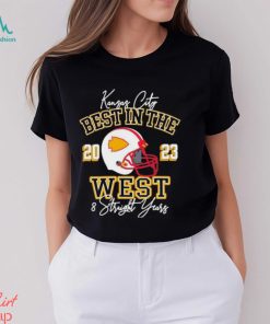 Best In The 2023 West 8 Straight Years Kansas City Chiefs Signatures Shirt