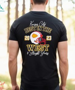 Best In The 2023 West 8 Straight Years Kansas City Chiefs Signatures Shirt