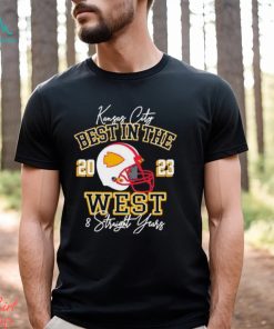 Best In The 2023 West 8 Straight Years Kansas City Chiefs Signatures Shirt