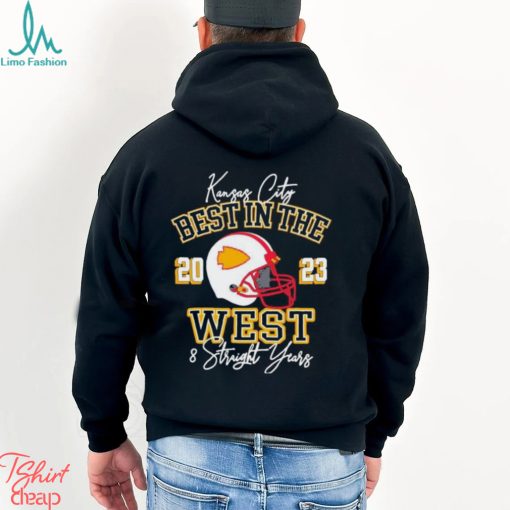 Best In The 2023 West 8 Straight Years Kansas City Chiefs Signatures Shirt