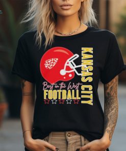 Best Of The West Kansas City Football Helmet Shirt