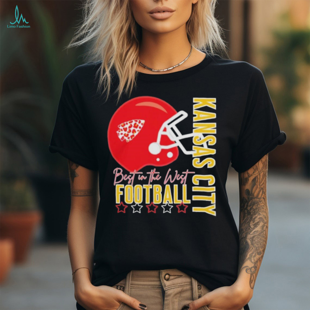 Best Of The West Kansas City Football Helmet Shirt Best Of The West Kansas City Football Helmet Shirt