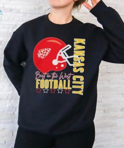 Best Of The West Kansas City Football Helmet Shirt