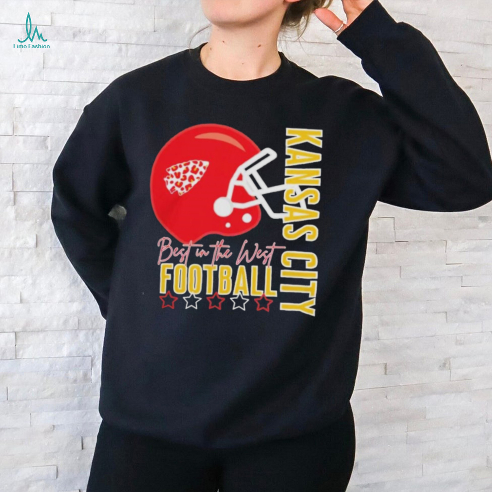 Best Of The West Kansas City Football Helmet Shirt Best Of The West Kansas City Football Helmet Shirt