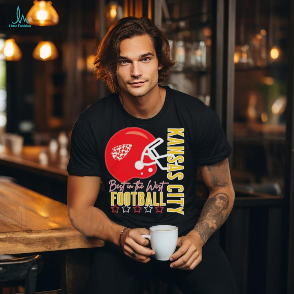 Best Of The West Kansas City Football Helmet Shirt Best Of The West Kansas City Football Helmet Shirt