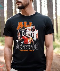 Best ali Jennings Virginia Tech Hokies football graphic shirt