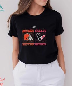 Best houston Texans Vs Clevaland Browns 2023 NFL Wild Card Matchup shirt
