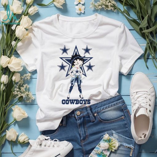 Betty Boop Dallas Cowboys Tshirt