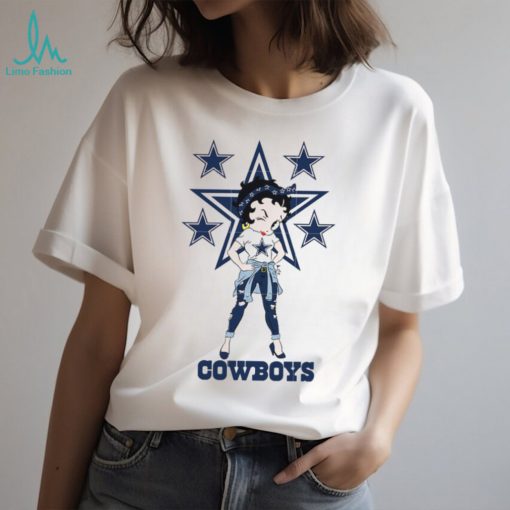 Betty Boop Dallas Cowboys Tshirt