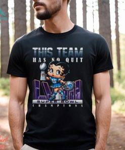 Betty Girl Detroit Lions Super Bowl LVIII Champion T Shirt