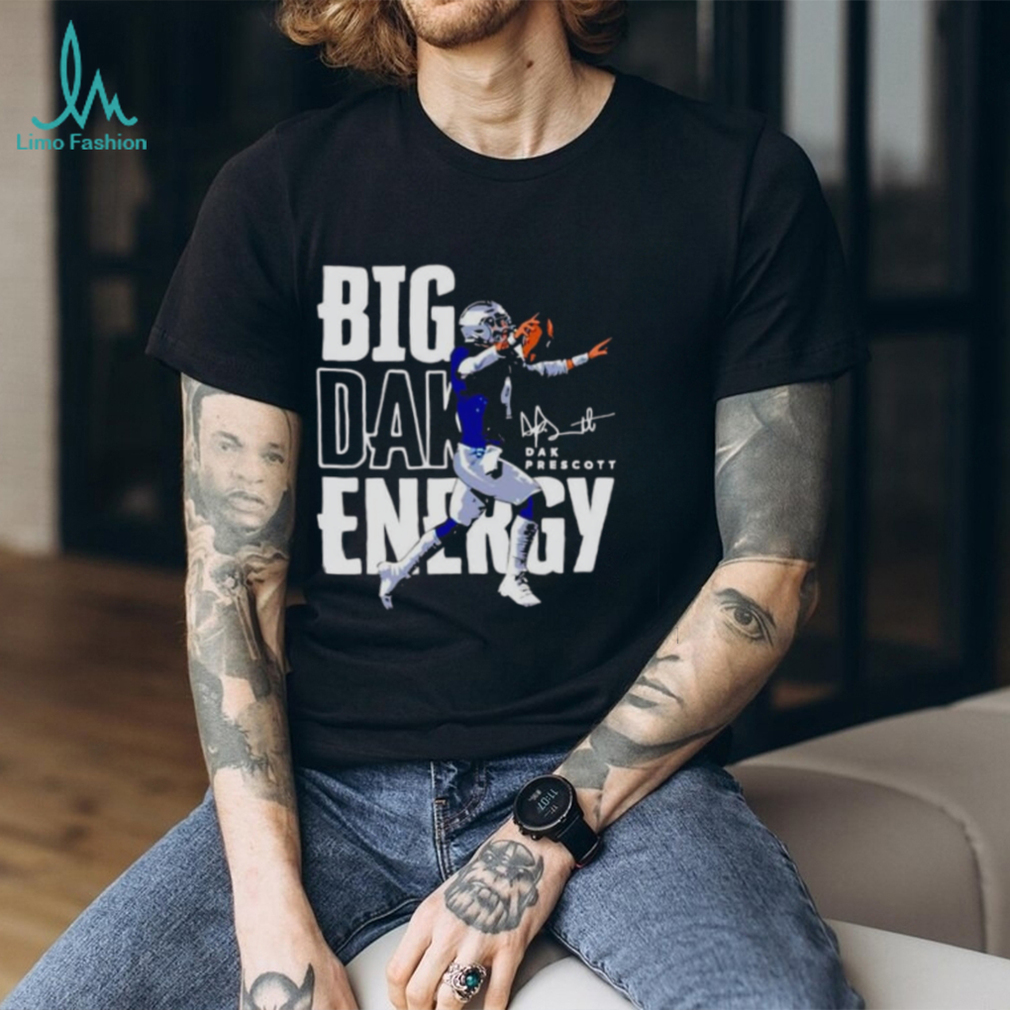 Big Dak Energy Dallas Cowboys Player Signature Shirt Big Dak Energy Dallas Cowboys Player Signature Shirt