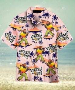 Bigfoot Hippie Eternal Growth Pink Hawaiian Shirt Aloha For Men And Women