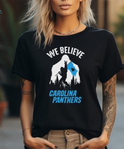 Bigfoot We Believe Carolina Panthers 2024 shirt