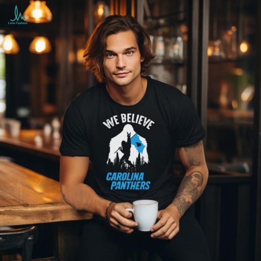 Bigfoot We Believe Carolina Panthers 2024 shirt