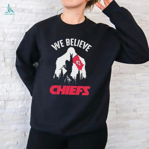 Bigfoot We Believe Kansas City Chiefs 2024 shirt