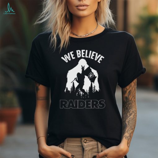 Bigfoot We Believe Las Vegas Raiders 2024 shirt
