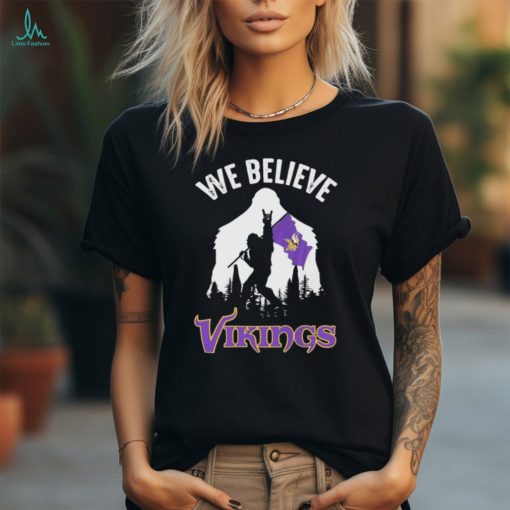 Bigfoot We Believe Minnesota Vikings 2024 shirt