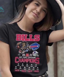 Bills 2023 AFC East Champions Let’s Go Bills Two Sided Shirt