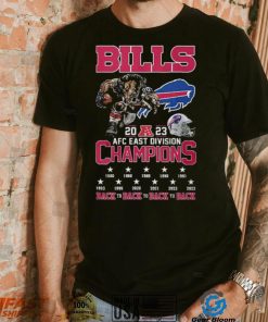 Bills 2023 AFC East Champions Let’s Go Bills Two Sided Shirt
