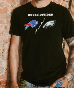 Bills VS Eagles House Divided Custom Logo Super Bowl T Shirt