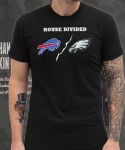 Bills VS Eagles House Divided Custom Logo Super Bowl T Shirt