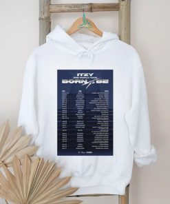 Blackpink ITZY The 2nd World Tour Born To Be 2024 poster shirt