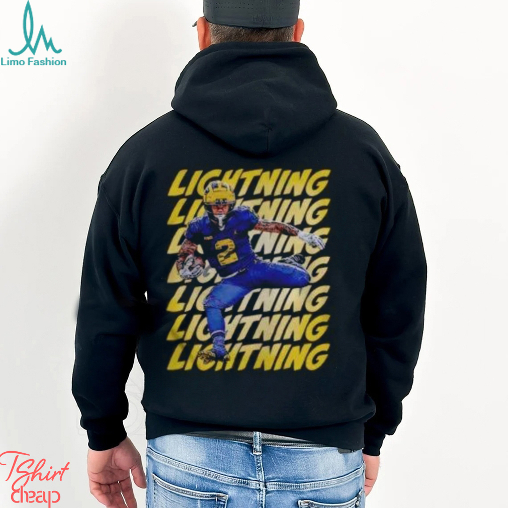 Blake Corum Michigan Football Lightning Shirt Limotees