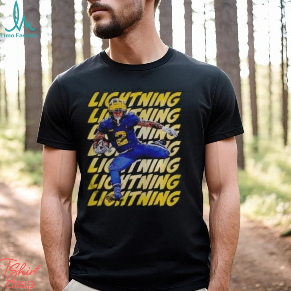 Blake Corum Michigan Football Lightning Shirt Limotees