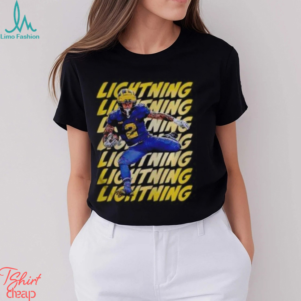 Blake Corum Michigan Football Lightning Shirt Limotees