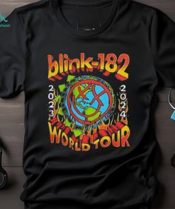 Blink 182 The World Tour 2023 2024 Shirt Rock N’roll T Shirt Classic