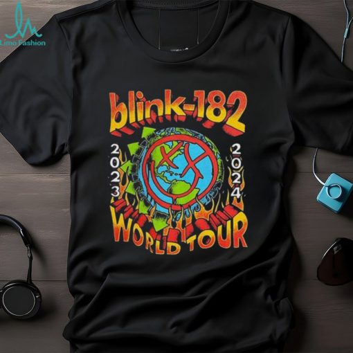 Blink 182 The World Tour 2023 2024 Shirt Rock N’roll T Shirt Classic