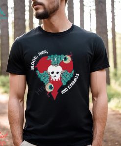 Blood Hair And Eyeballs Shirt