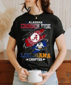 Blood Inside Me Alabama Crimson Tide Territory Louisiana Chapter 2023 Shirt