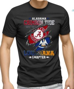 Blood Inside Me Alabama Crimson Tide Territory Louisiana Chapter 2023 Shirt