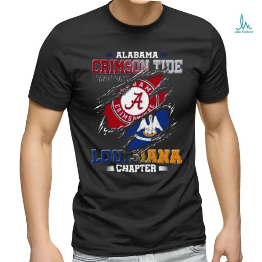 Blood Inside Me Alabama Crimson Tide Territory Louisiana Chapter 2023 Shirt