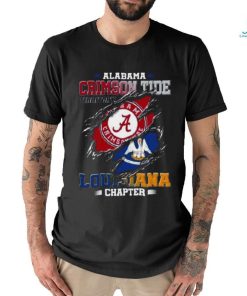 Blood Inside Me Alabama Crimson Tide Territory Louisiana Chapter 2023 Shirt
