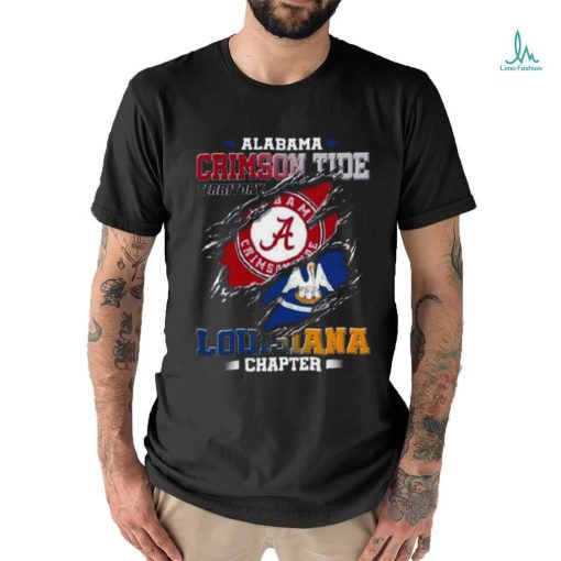 Blood Inside Me Alabama Crimson Tide Territory Louisiana Chapter 2023 Shirt