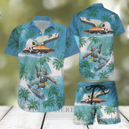 Boba Fett Surf Star Wars Hawaiian Shirts And Short Summer Beach Set