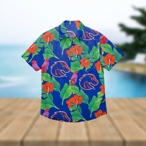 Boise State Broncos Floral Hawaiian Shirt