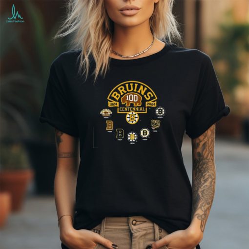 Boston Bruins 100th Season Team Hockey 2024 T Shirt